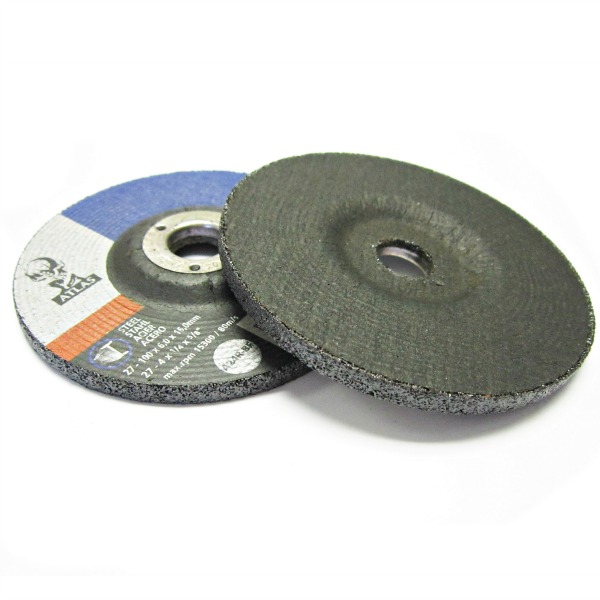 Grinding wheel disc for angle grinder - solid abrasive disc for heavy material removal
