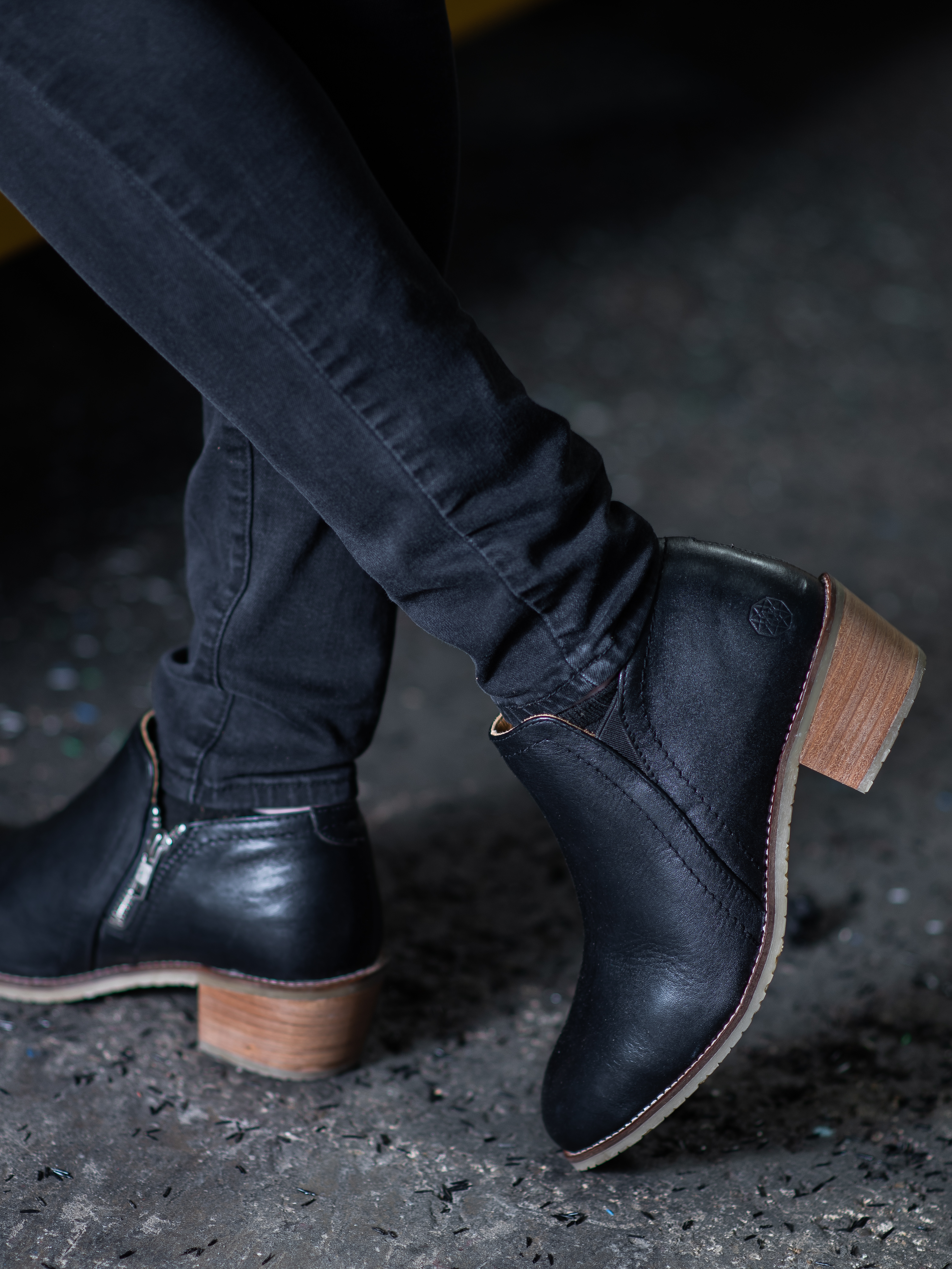 Steel-toed safety boots meeting workshop safety standards